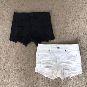 Two pairs of Jean Shorts